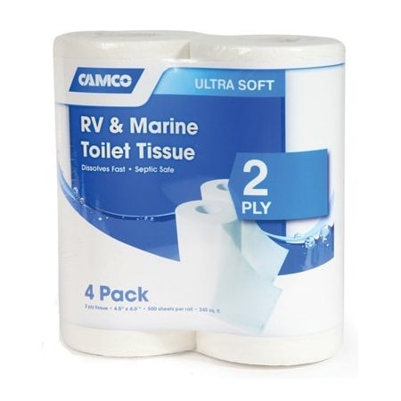 Camco 4PK 2Ply RV Toil Tissue 40274